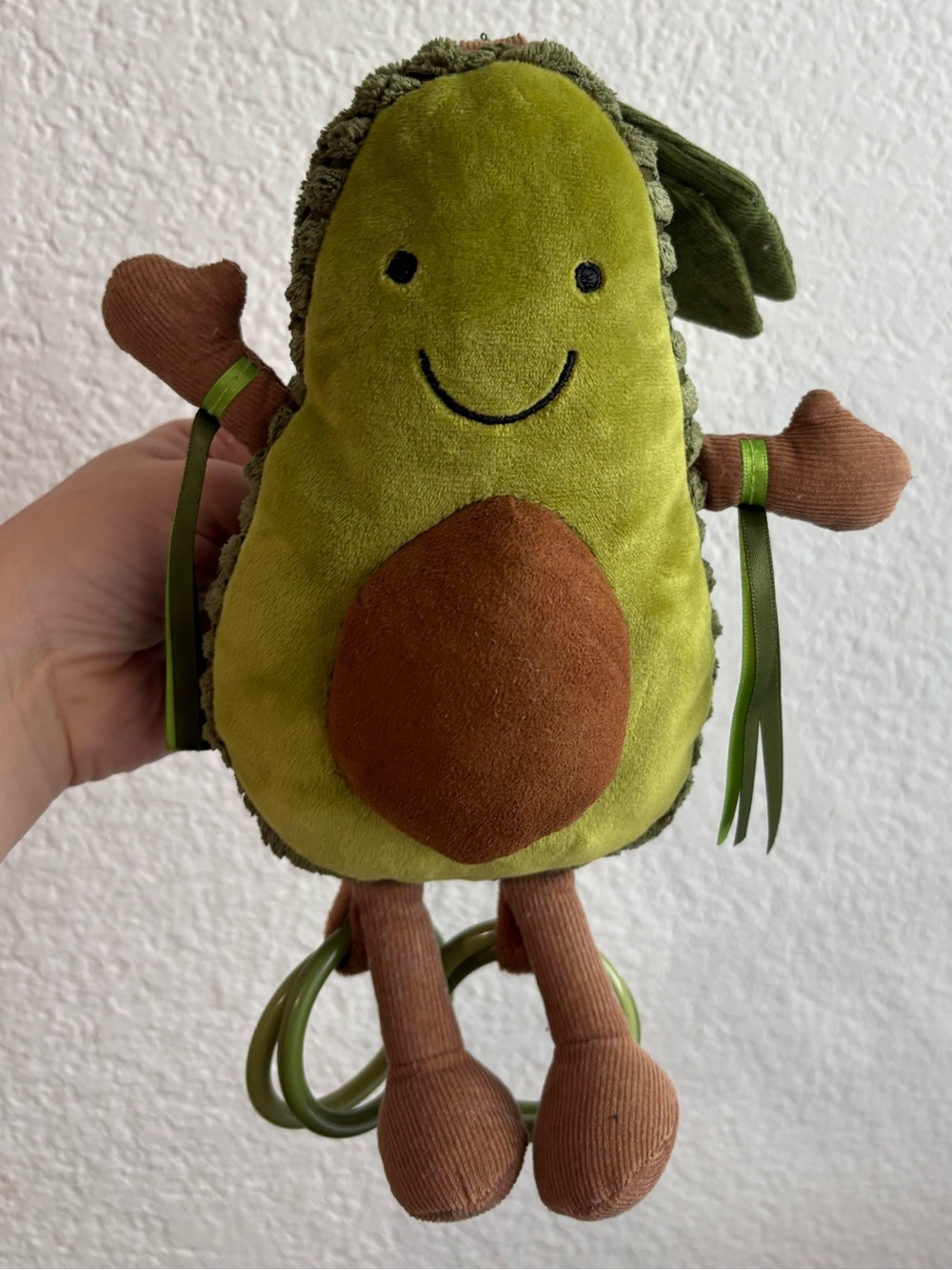 Jellycat Amuseable Avocado Activity Baby Plush Toy